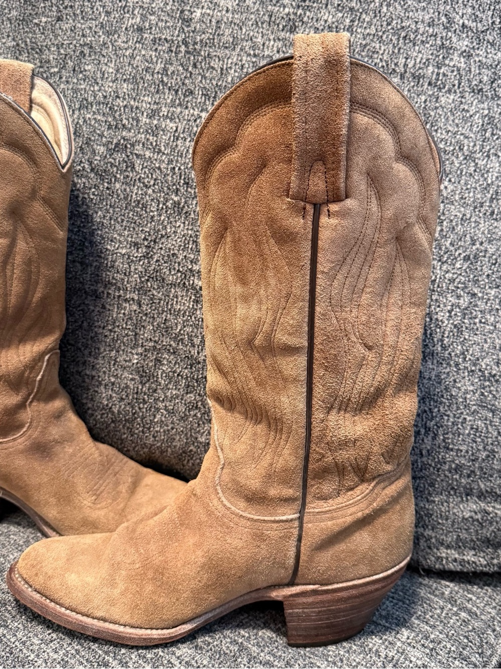 Vintage Black Label Made in USA 3845 W Frye Boots Women’s 7.5D - Picture 6 of 10